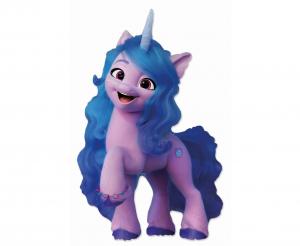 Balónek fóliový nafouknutý 14" na tyčce - My Little Pony IZZY