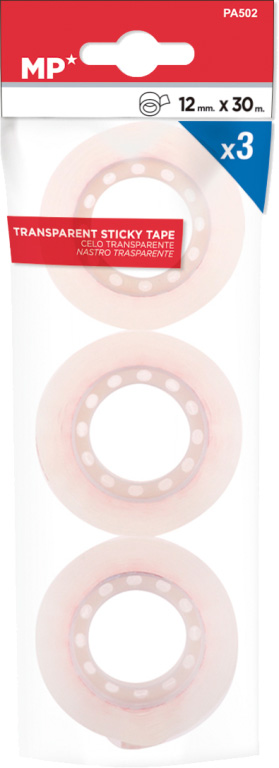 Lepící páska 18 mm 30 m 3 ks v balení