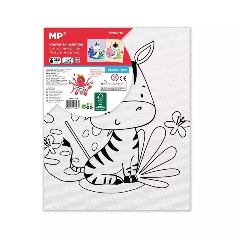 Plátno předtištěné 20 x 25 cm Žirafa