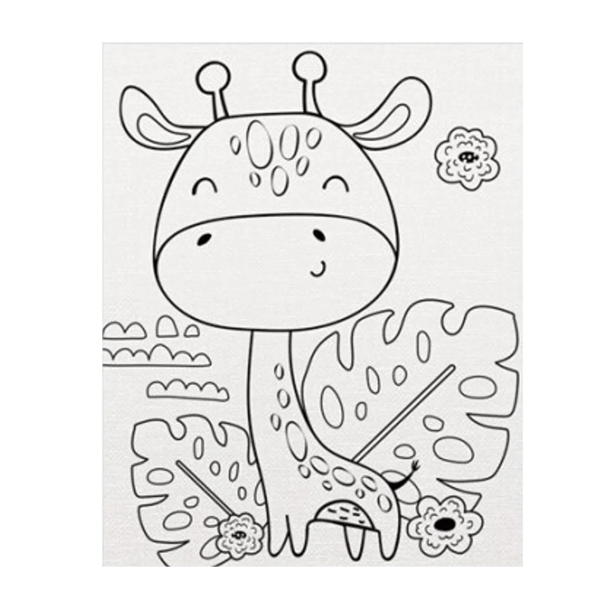 Plátno předtištěné 20 x 25 cm Žirafa