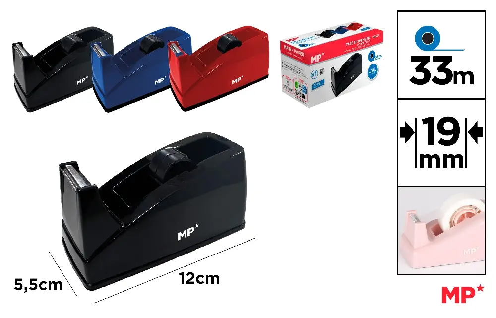 Odvíječ lepící páska 19 mm