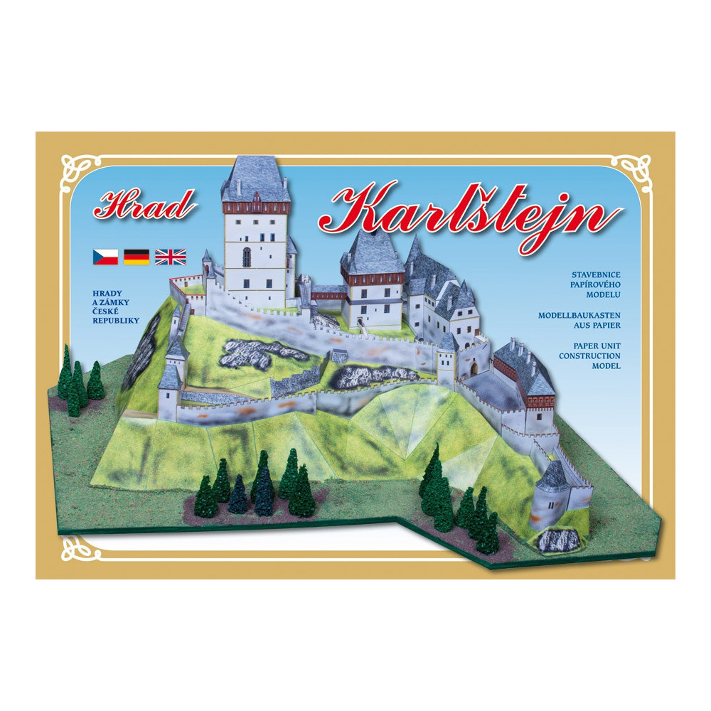 Vystřihovánky  Hrad Karlštejn