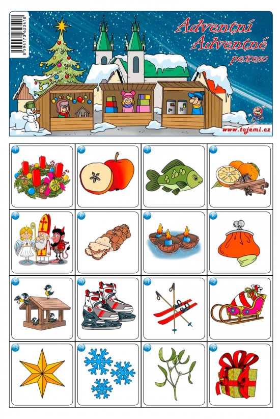 MP pexeso A4 Adventní