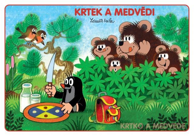 Omalovánky A5 - Krtek a medvědi