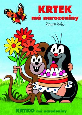 Omalovánky A4 - Krtek má narozeniny