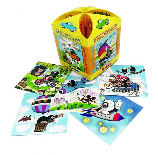 Pexeso v boxu MAXI - Krtek