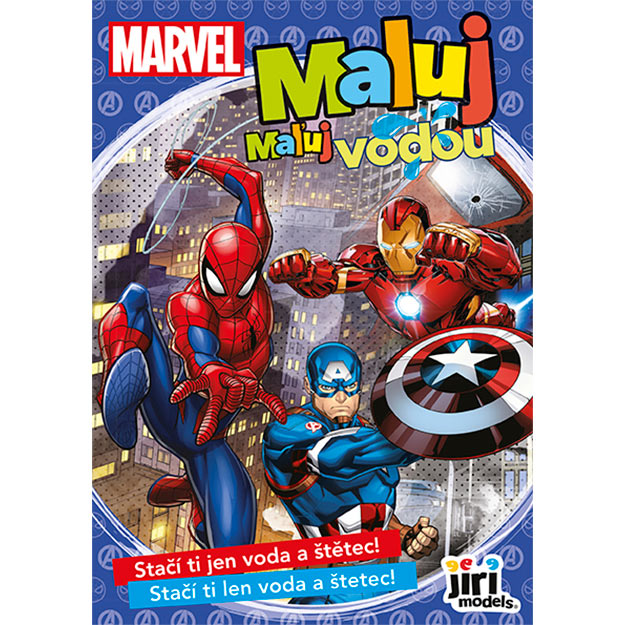 Omalovánky A5 maluj vodou Marvel 3859-5