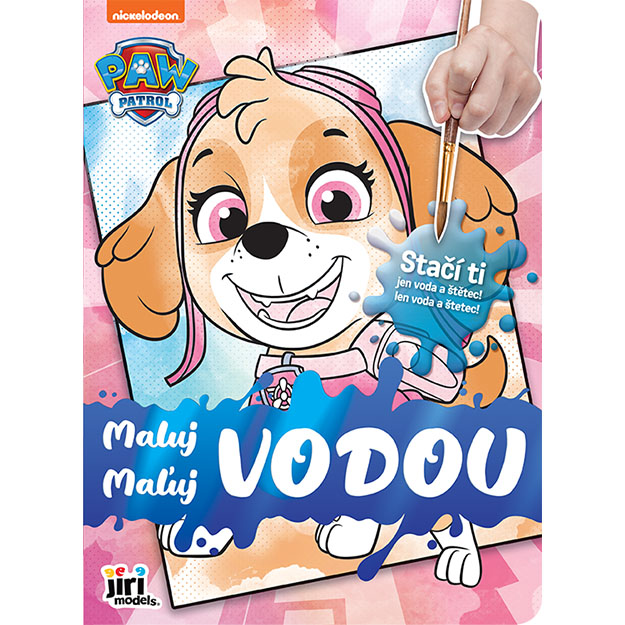 Omalovánky A4 maluj vodou Tlapková patrola
