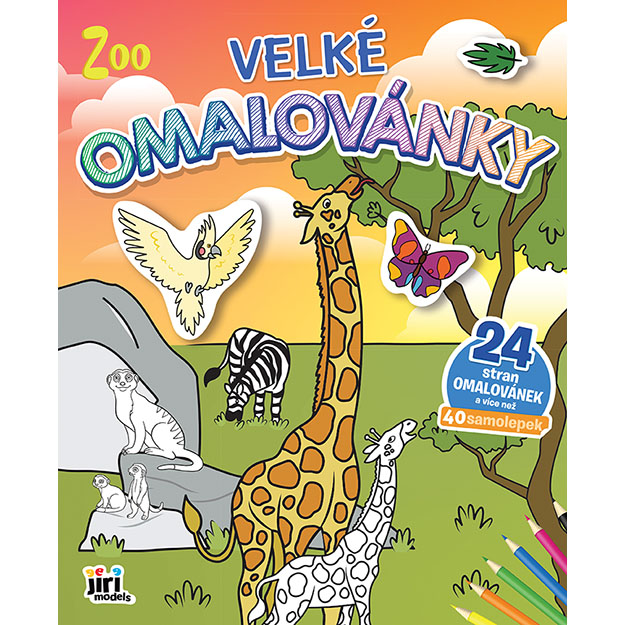 Omalovánky velké ZOO 4284-4