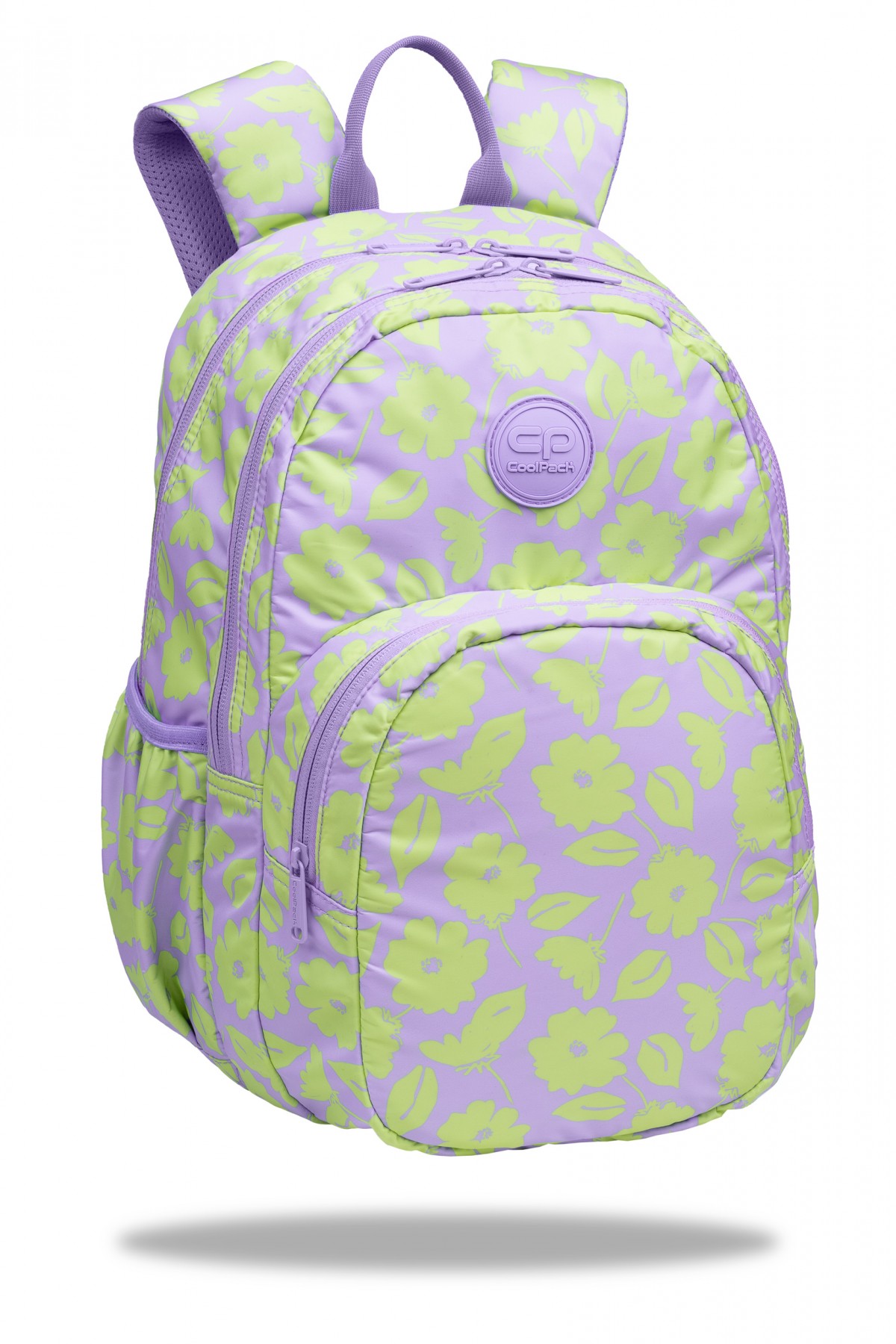 Studentský batoh Rider 16" FLORES LILA