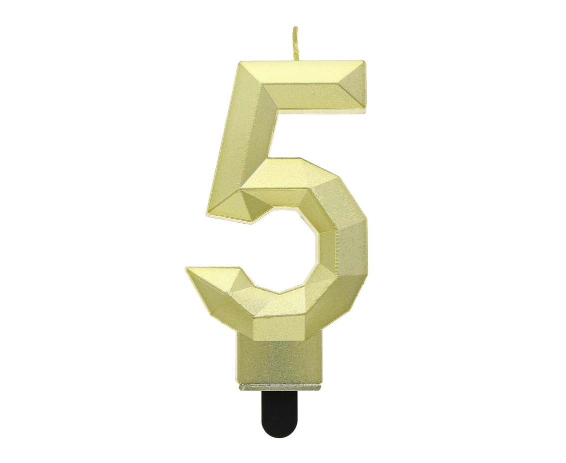 Dortová svíčka DIAMOND č. 5
