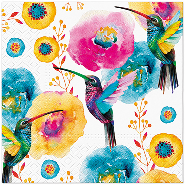 Ubrousky PAW Dekor L (20ks) Hummingbird