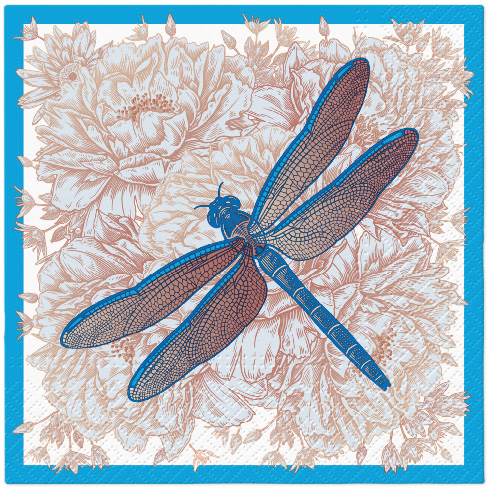 Ubrousky PAW Dekor L (20ks) Dragonblue