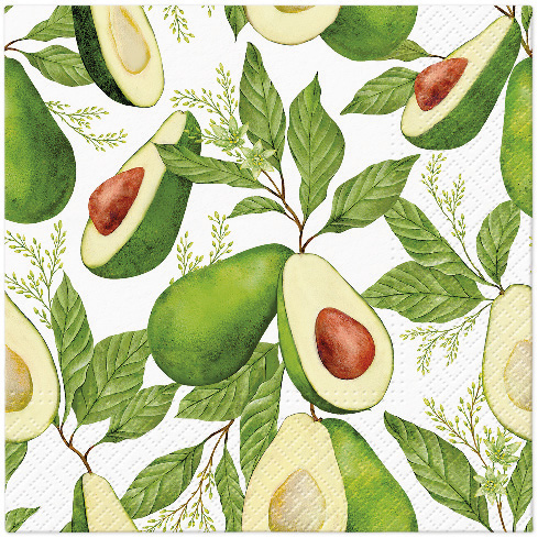 Ubrousky PAW Dekor L (20ks) Avocado Forever