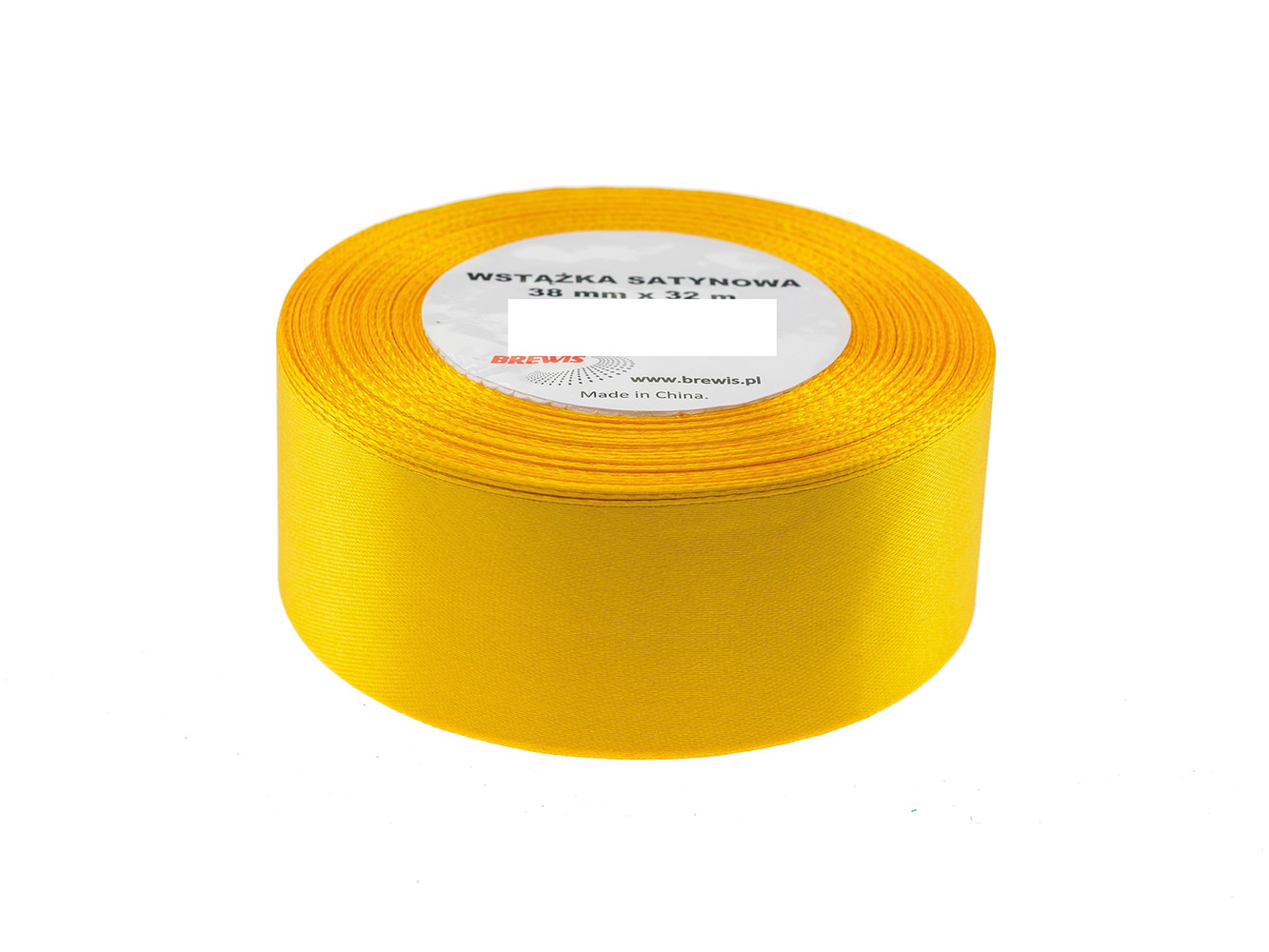 Atlasová stuha 50 mm žlutá - 16