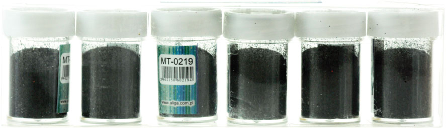 ALIGA brokát MT-0219 6x10g černý